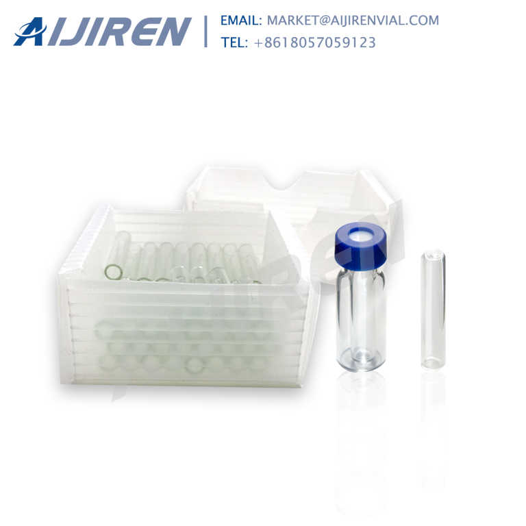 Flat bottom 0.2ml hplc vial inserts for sale Aijiren